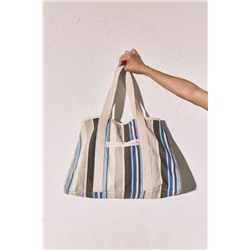 Bolso shopper playa estampado rayas