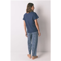 Pijama Capri 100% algodón Moomin azul