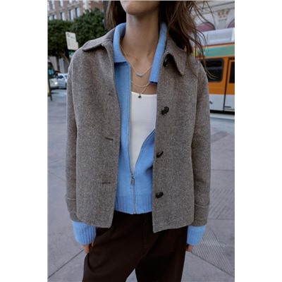 SHORT WOOL COAT