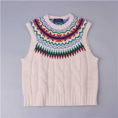 Шерстяной вязаный жилет РАЛЬ*Ф Л