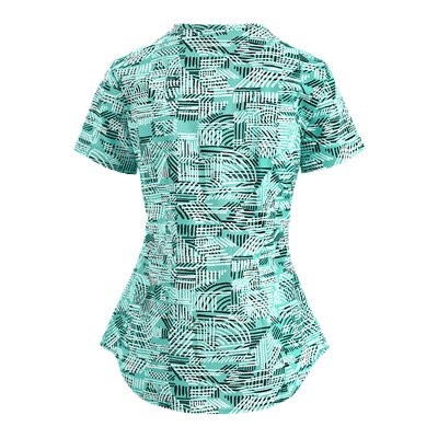 Barco NrG Scrubs Sun Dial Print Top