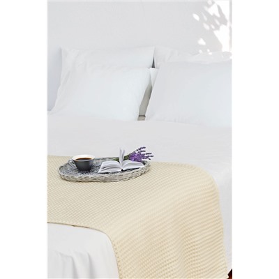 Плед вафельный 140х200 см Бохо