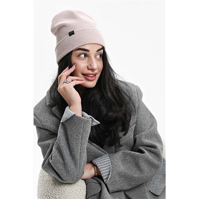 Шапка теплая в рубчик