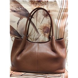 Сумка женская натуральная кожа  арт. 8301  Размер: 37*10*21 см Коричневый