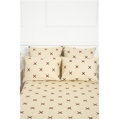 Простыня на резинке сатин Искушение-компаньон