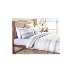 Madame Coco Candide Super King Size Crep Baskılı Nevresim Takımı - Gri NT0000000163-8682116910439