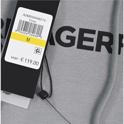 Толстовка с капюшоном из модала и хлопка КАР*Л😎