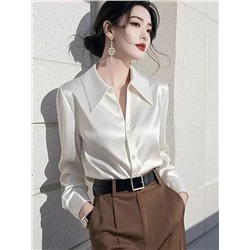 Женская рубашка с длинным рукавом