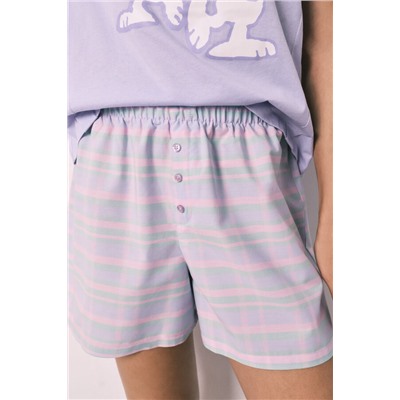 Pijama corto algodón Snoopy