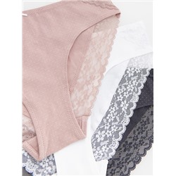 3er-Pack Baumwollpantys