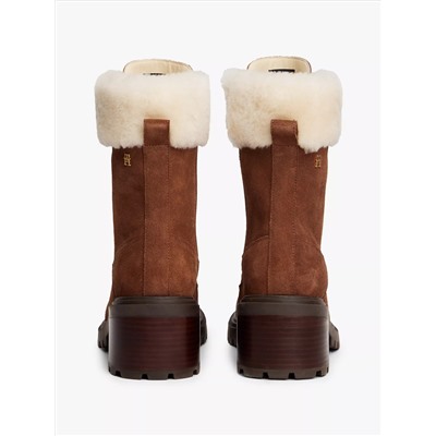 Top Gift Suede Lace-Up Boot