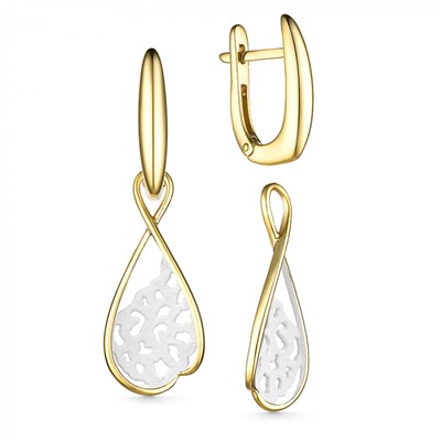 Серьги серебро 52973YW