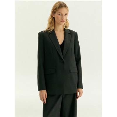 Однобортный жакет с разрезом на спине, ML758/spirit