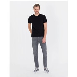 Siyah Slim Fit Basic Tişört