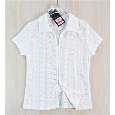 Женская рубашка с коротким рукавом