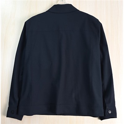 Осенне-зимняя повседневная куртка в деловом стиле с пуговицами на лацканах