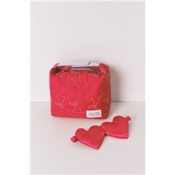 Neceser mediano acolchado rojo Mickey