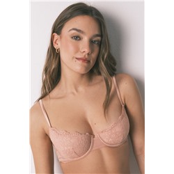 Sujetador clásico BEAUTIFUL encaje rosa