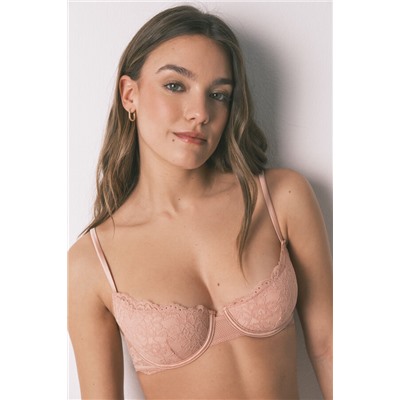 Sujetador clásico BEAUTIFUL encaje rosa