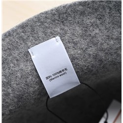 Зимняя модная двусторонняя шерстяная шапка