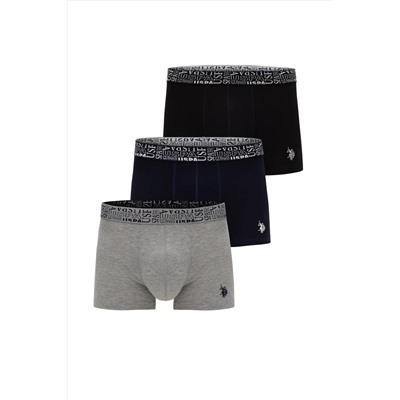 U.S. Polo Assn. Erkek 3'lü Boxer Takım 50310703-vr033