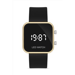 Aqua Di Polo 1987 Unisex Siyah Silikon Dijital Led Kol Saati Apwr032902