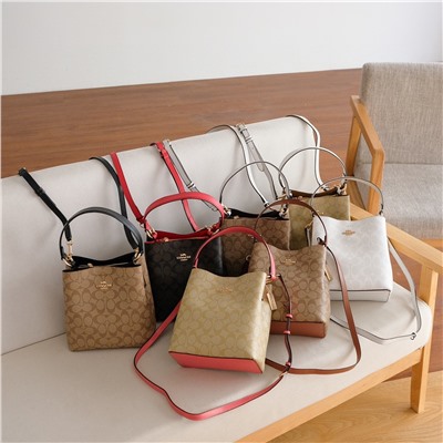 Сумка кожа канва