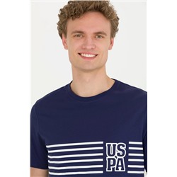 Erkek Lacivert Bisiklet Yaka Tişört