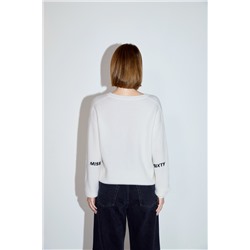 Jersey de lana y cachemir Blanco