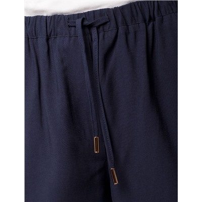 Свободные брюки из плотного лиоцелла на резинке