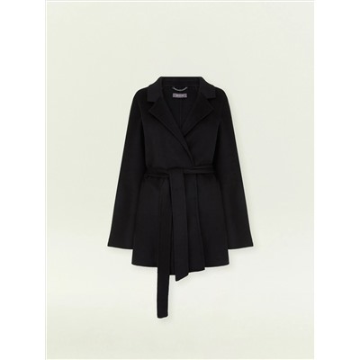 Полупальто-халат из шерсти, R136/agato