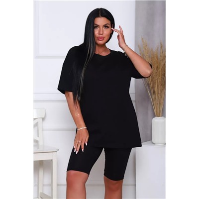 Костюм спортивный футболка и велосипедки КЖ-002