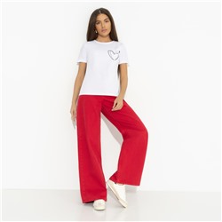 Футболка с принтом на спинке, Любовь с первого взгяда