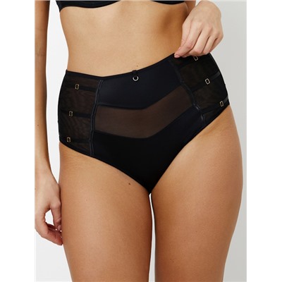 TEONA BLACK Трусы высокие SUBTILLE