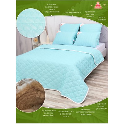 Подушка простёганная Конопляным волокном коллекция Здоровый сон