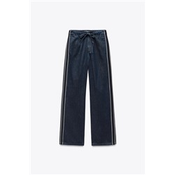PANTALÓN DENIM BANDA LATERAL