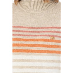 Kadın Taş Balıkçı Yaka Kazak