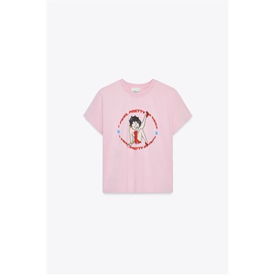 WASHED-EFFECT BETTY BOOP® T-SHIRT