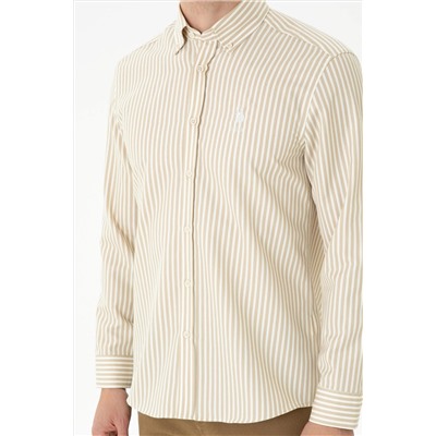 Erkek Taş Uzun Kollu Gömlek