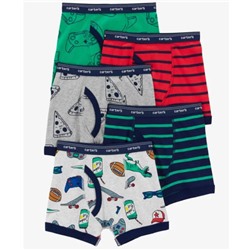 5-Pack Cotton Boxer Briefs Underwear