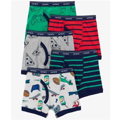 5-Pack Cotton Boxer Briefs Underwear