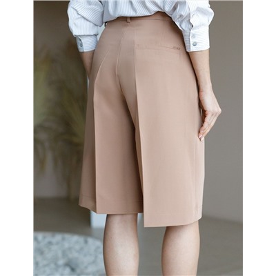 Шорты-бермуды  из эластичной поливискозы