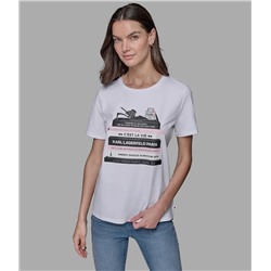 FASHION LIBRARY LOGO TEE