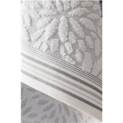 Serenite %100 Pamuk Yüz Havlusu - Gri - 50x70 cm