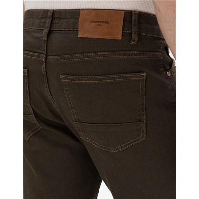 Kahverengi Slim Fit Jean Pantolon