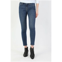 Colin’s 759 Lara Orta Bel Dar Paça Super Slim Fit Mavi Kadın Jean Pantolon CL1048741