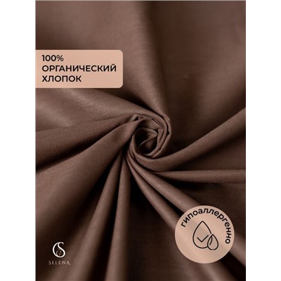 Простыня на резинке SELENA 'Исида', 140х200х30 (см), поплин (хлопок 100%)