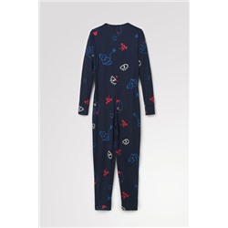 Mono pijama estampado