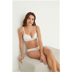 UNIQUE Sujetador triangular push up microfibra