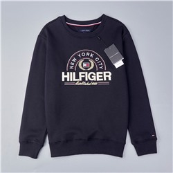 Мужской толстый и удобный свитер из хлопка и бархата ТОММИ ХИЛФИГЕ*Р